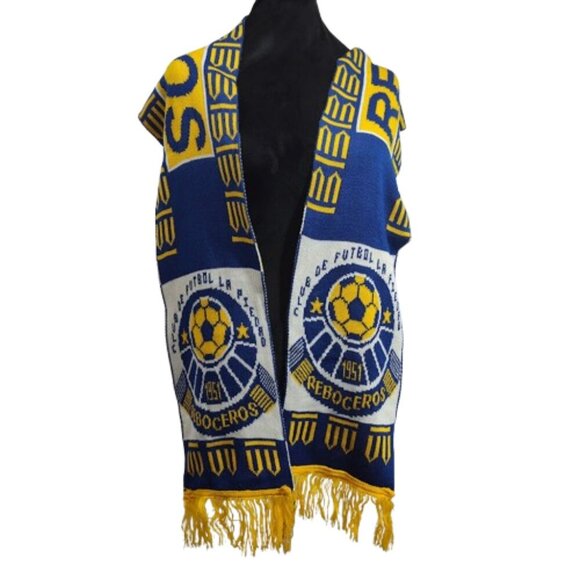 Club de Futbol La Piedad Soccer Club Scarf Yellow White Blue - Picture 7 of 8